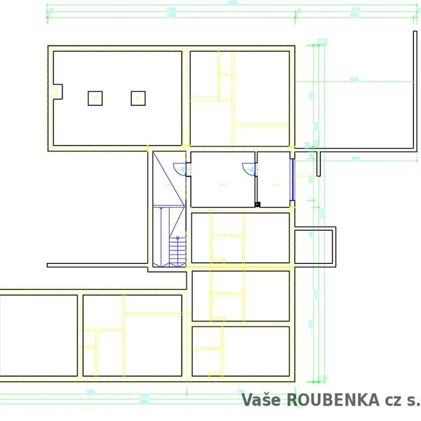 Srubový dům 4 - projekt suterén